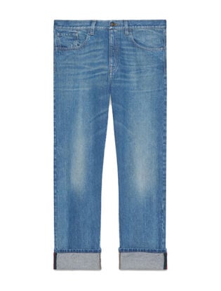 Denim Pant With Web