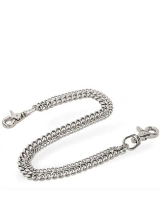 Dual Stainless Steel Wallet Pocket Chain