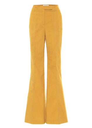 Gabriela Hearst Leda Flared Cotton Pants