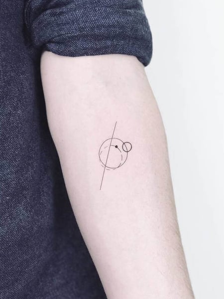 Geometric Minimalist Tattoo