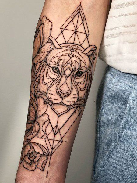 12 Best Geometric Tiger Tattoo Designs and Ideas  PetPress