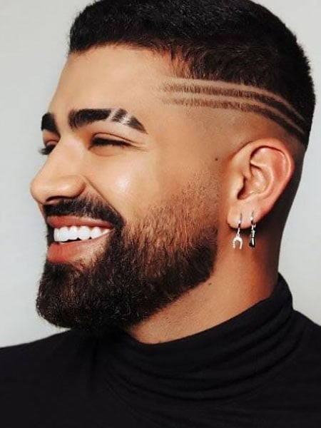 25 Stunning Eyebrow Slit Ideas For Men 2022