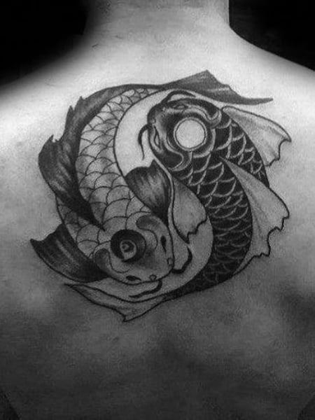 Koi Fish Ying Yang Tattoo