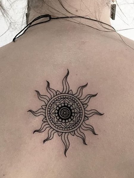 Mandala Sun Tattoo