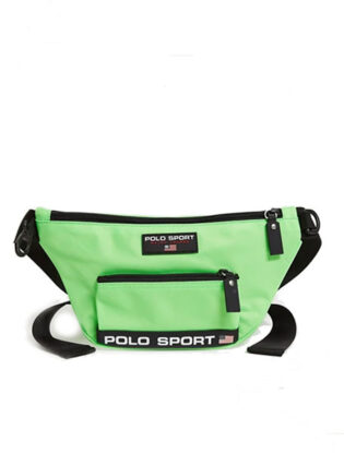 Polo Ralph Lauren Sport Bum Bag In Neon Green