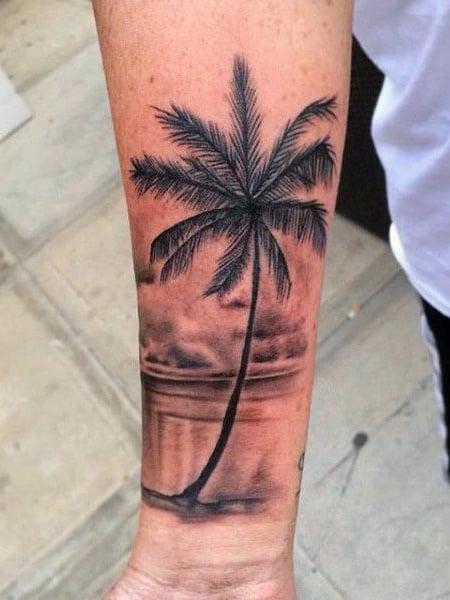 125 Unique Palm Tree Tattoos Youll Need to See  Tattoo Me Now