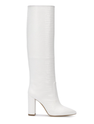 Paris Texas Crocodile Effect Knee High Boots