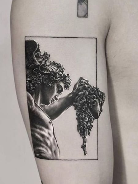 Perseus And Medusa Tattoo