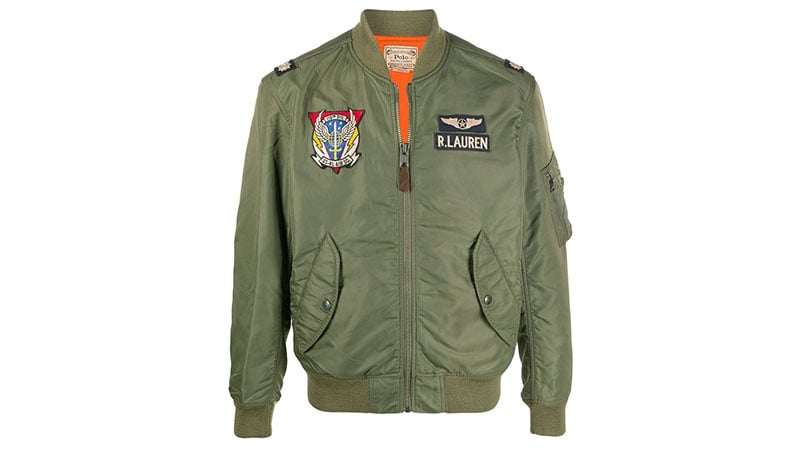 Polo Ralph Lauren Embroidered Insignia Bomber Jacket