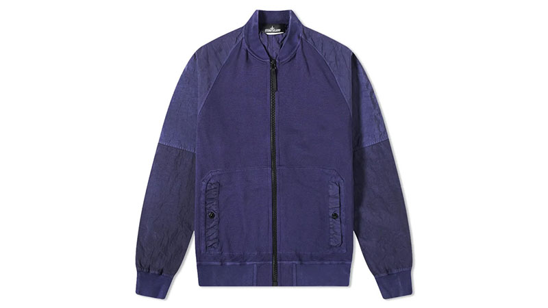 Stone Island Shadow Project Pique Fleece Bomber Jacket