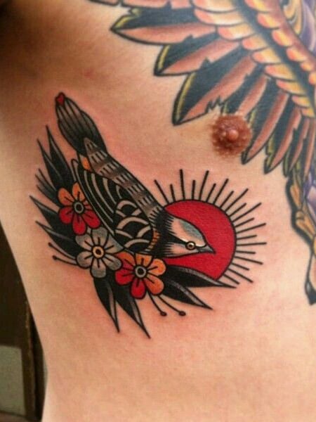 Traditional Bird Tattoo