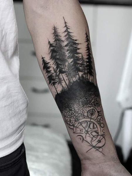 Tree Sleeve Tattoo