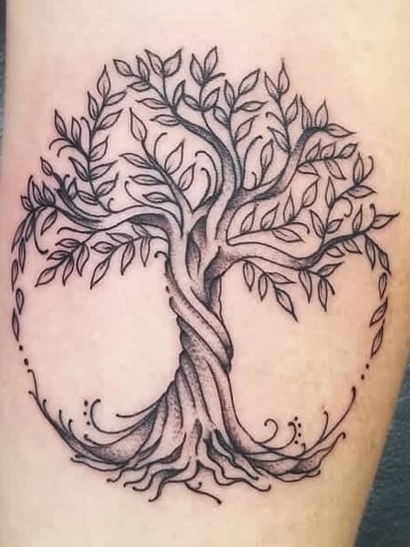 Ally Peale - Oak Tattoo Design