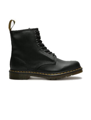Unisex 1460 Lace Up Boots In Nappa Black Leather
