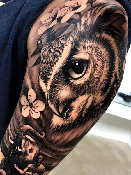 Tatouage de hibou