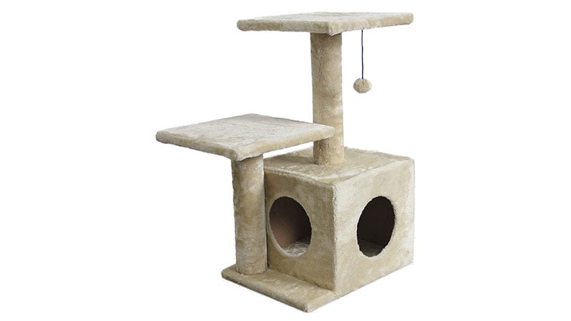 Amazonbasics Cat Tree With Cave & Scratching Posts