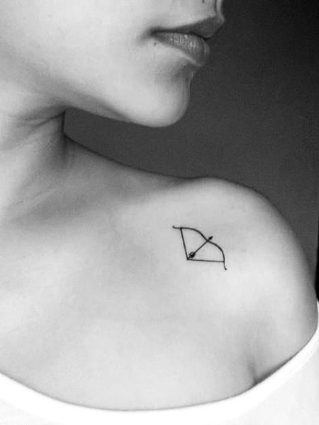 Black Shade Tattoos - sagittarius symbol 🏹 #sagittarius #sagittariustattoo  #astrology #necktattoo #arrow #archer #tattooideas #tattooartist  #necksymbol #fashion #newstyle #2020 | Facebook