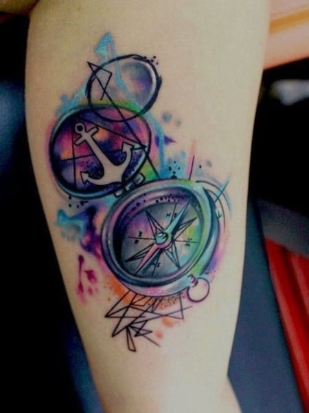 Compass Tattoo 