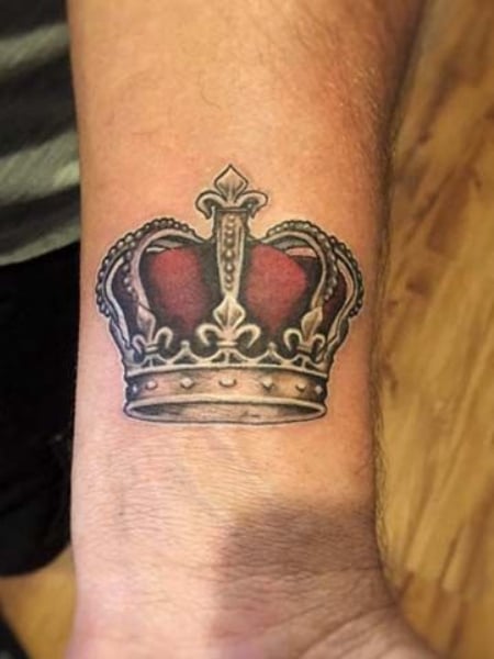 Crown Tattoo On The Wrist