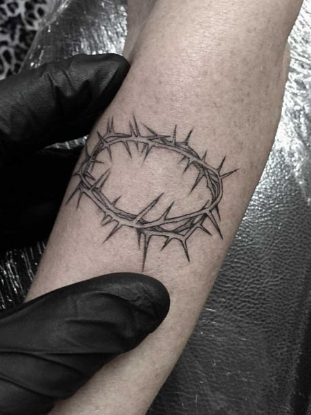 Crown Of Thorns Tattoo