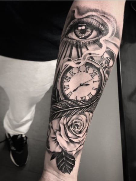 Eye Tattoo On The Arm 
