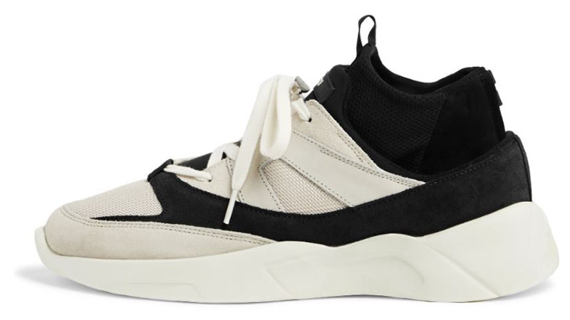 Fear Of God Essentials Leather Trimmed Suede And Mesh Sneakers
