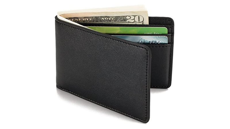 Hissimo Men's Slim Front Pocket Wallet 