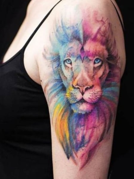 Lion Tattoo 