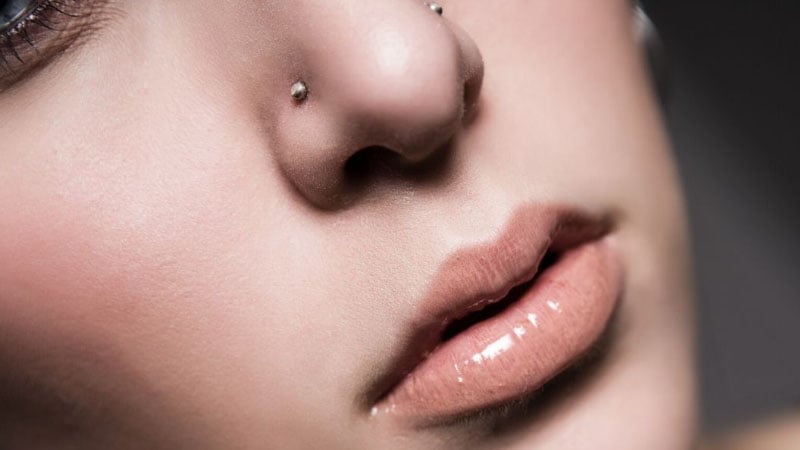 High Quality 16g 1 Pair Nose Stud Stainless Steel Silver Color Hoop Gem 5  Circular Cz Zircons Piercing Nose Ring - Piercing Jewelry - AliExpress