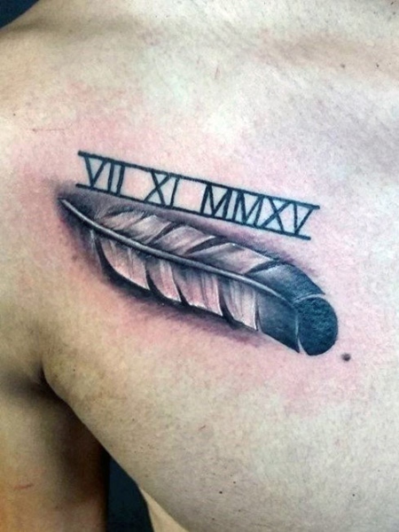 Tattoo uploaded by Farris Al ouk  Combination of mine and my best friends  initials in Greek and the year we met in Roman numerals  Tattoodo