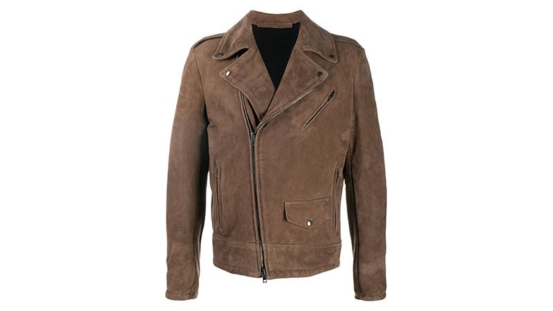 Salvatore Santoro Zip Up Leather Jacket