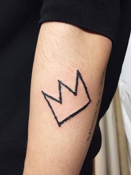 Simple Crown Tattoo