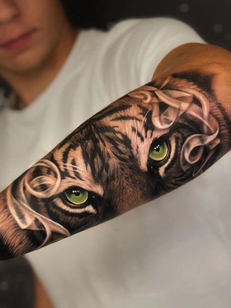 Tiger Eyes Tattoo 