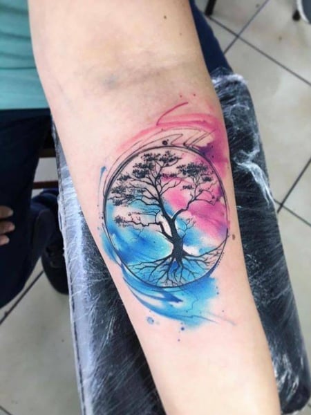 30 Vibrant Watercolor Tattoo Designs and Ideas (2023) - The Trend Spotter