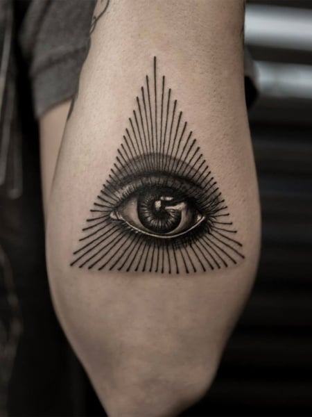 60 Greatest All Seeing Eye Tattoo Ideas A Mystery on Skin