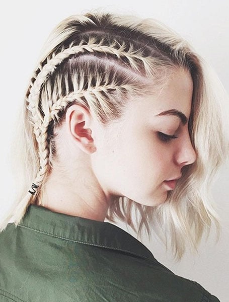 20 stunning braids for short hair you will love  the trend