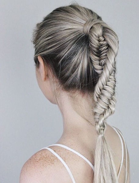 Unique Ponytail Hairstyle
