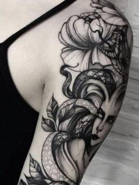 Cool Half Sleeve Tattoo