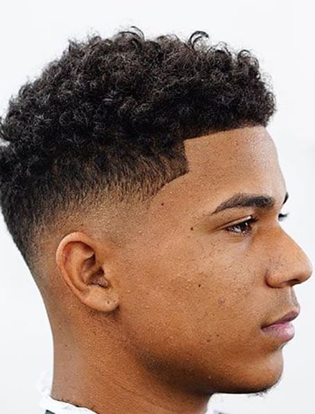 haircuts for black boys with curly hair