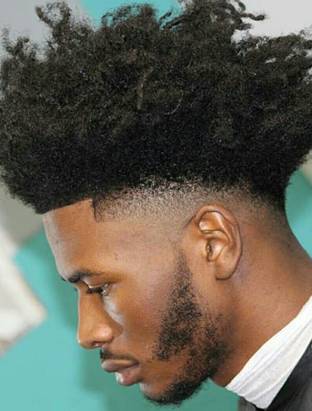 glamfashion.net | Afro fade, Afro fade haircut, Black men haircuts