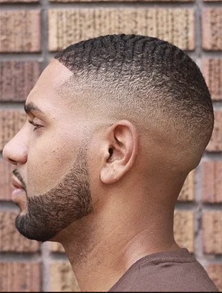 Fade Haircut With Waves