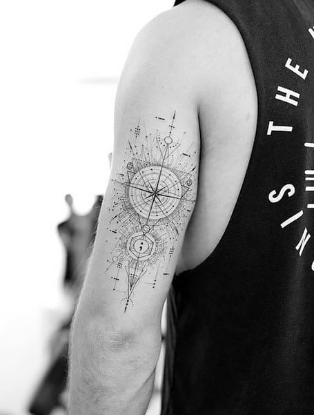 52 Beautiful Compass Tattoos with Meaning