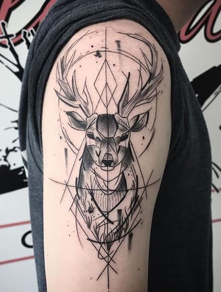 96 Exquisite Geometric Tattoos To Outline Your Creativity | Bored Panda