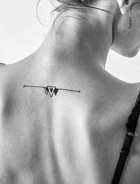 Geometric Minimalist Tattoo