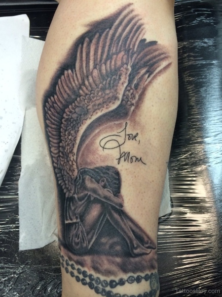 Memorial Angel Tattoo 