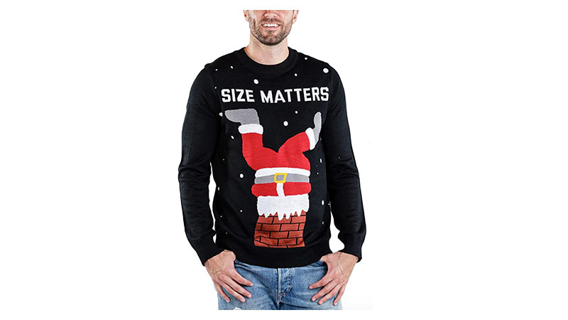 Naughty Santa Ugly Christmas Sweater