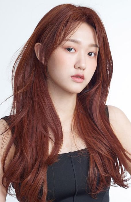 Red Long Layered Hair
