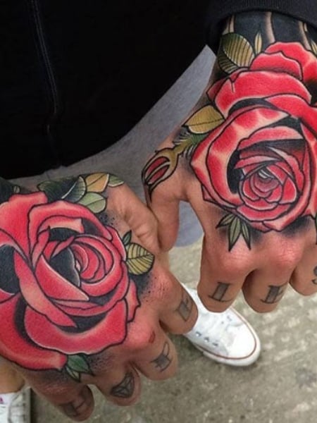 Red Rose Tattoo 