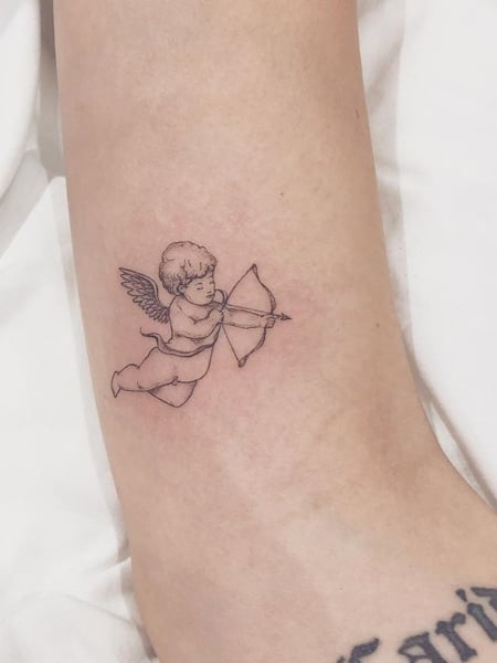 Simple Angel Tattoo