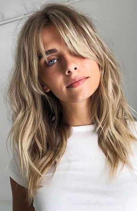 Textured Bangs Hairstyle